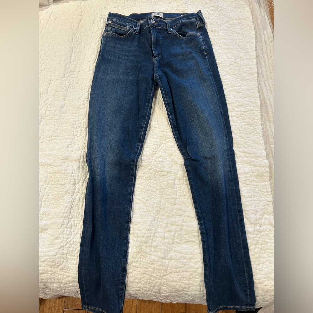 Citizens of Humanity Rocket Ankle Skinny Jeans in Blue - Picture 4 of 10